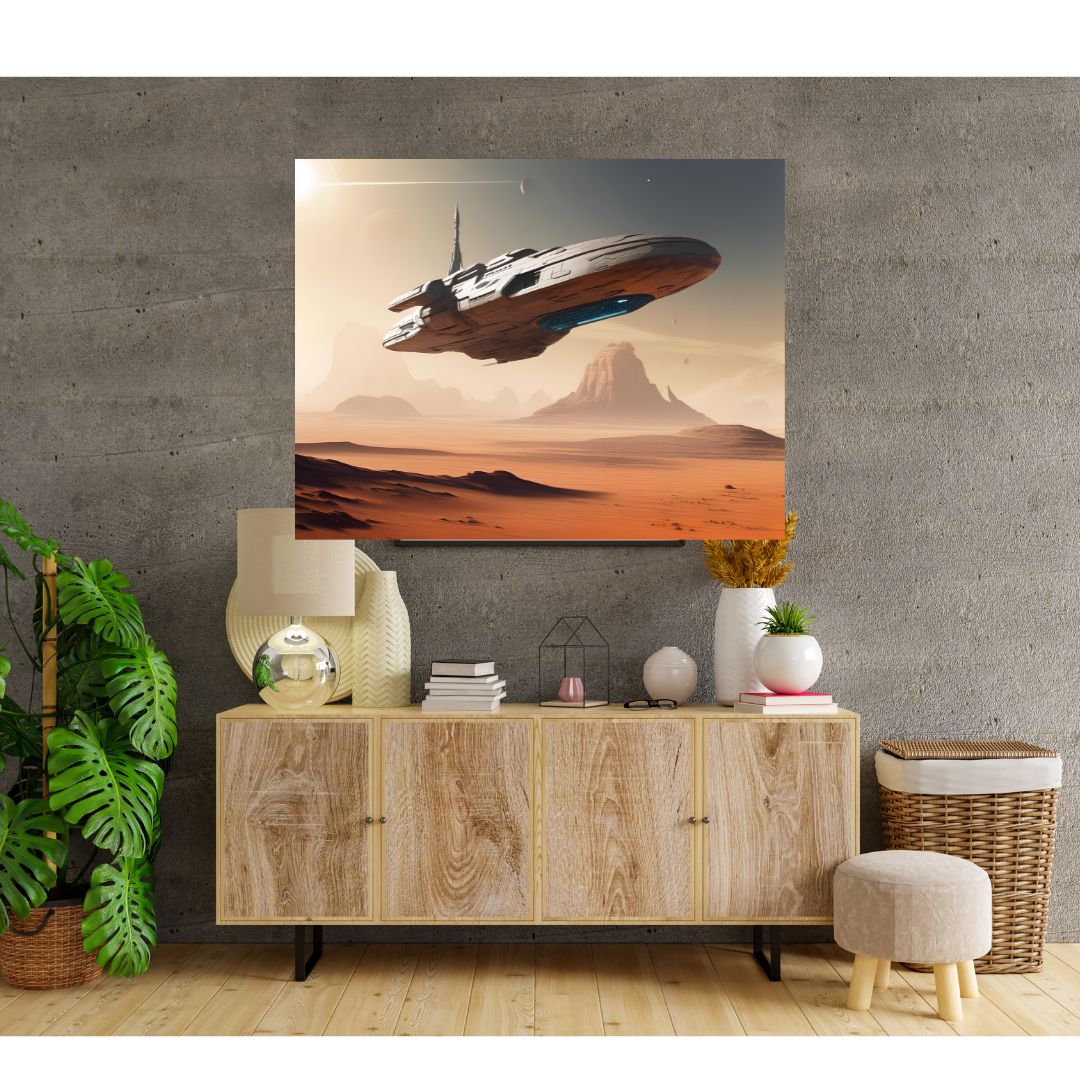 Cosmic Cruise Poster: Dawn on Mars