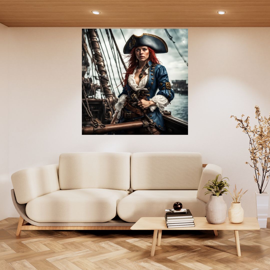 Poster Captain Intrepid: Scarlet Corsair Canvas