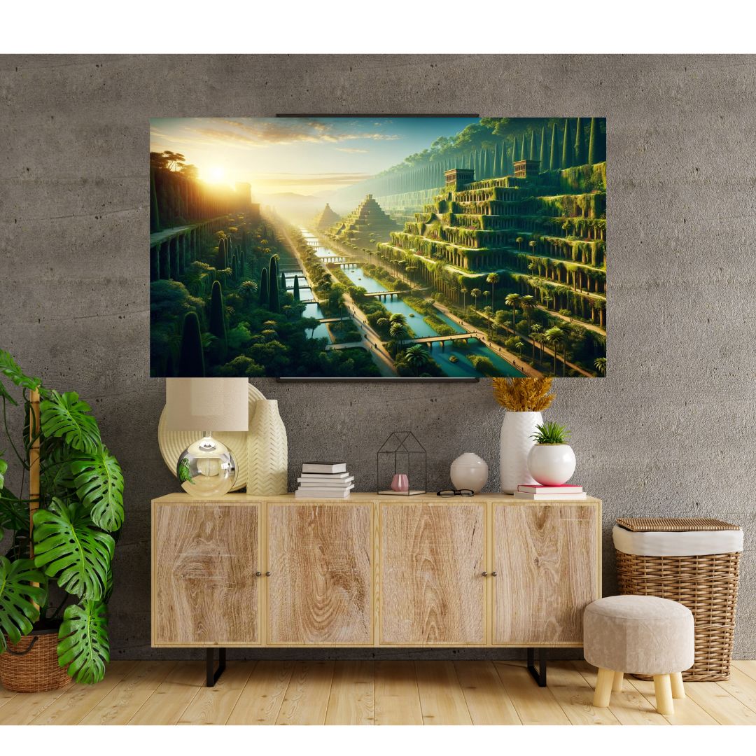 Hanging Greenery Poster: The Gardens of Babylon Renaissance