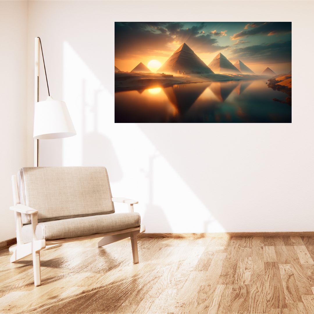 Poster Eternal Aurora of Giza: Immortality of the Sands