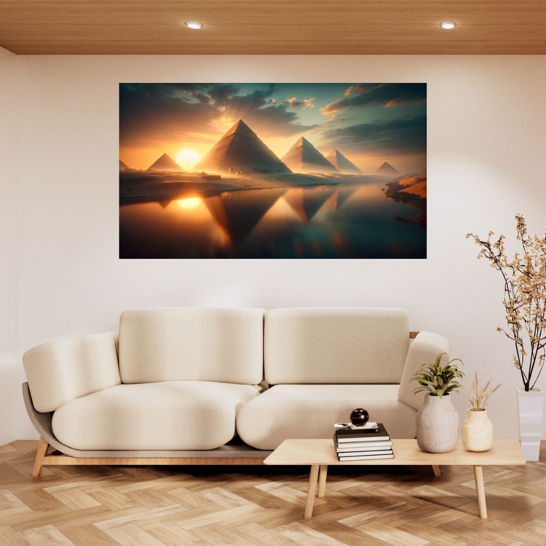 Poster Eternal Aurora of Giza: Immortality of the Sands