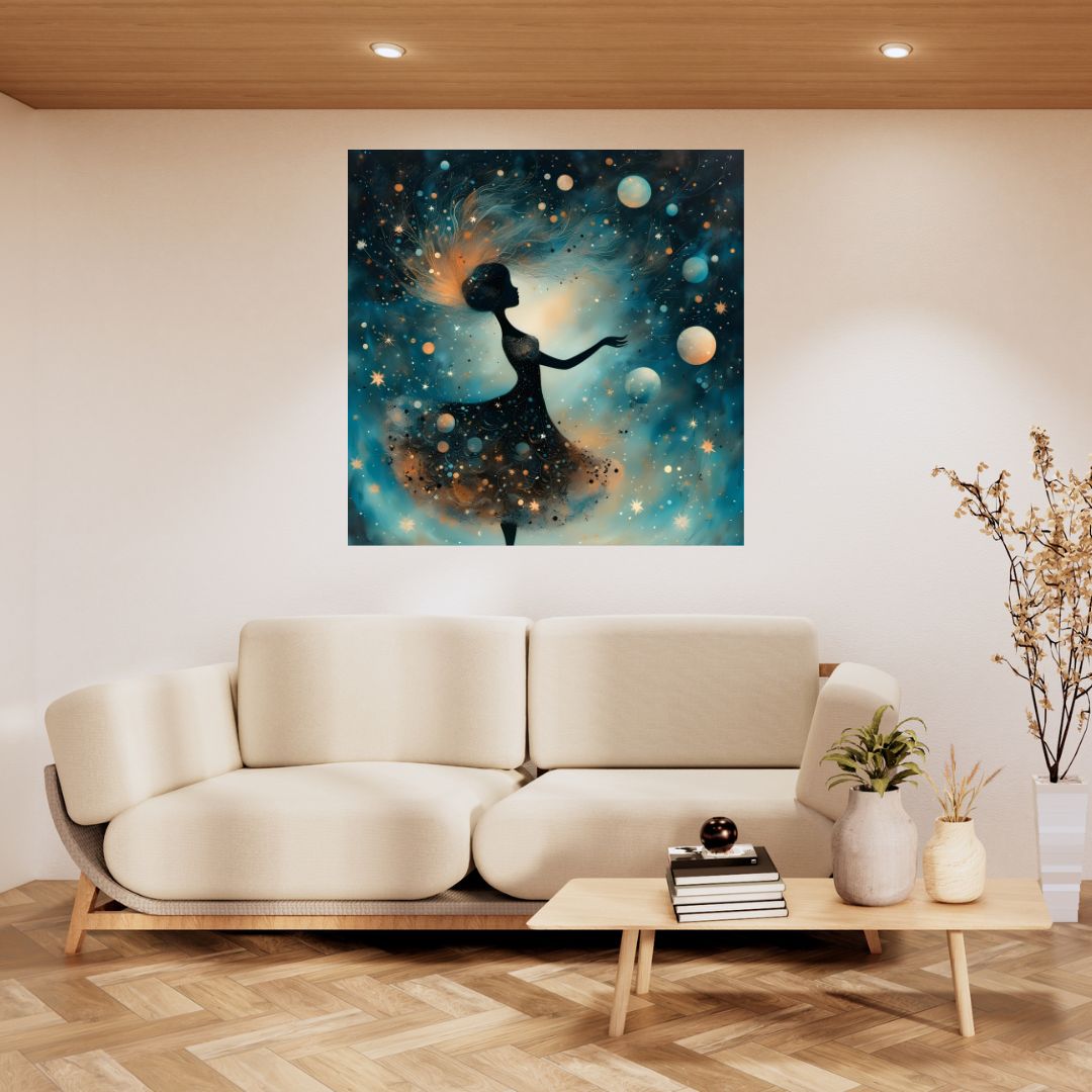 Celestial Dancer Poster - Unique Wall Decoration