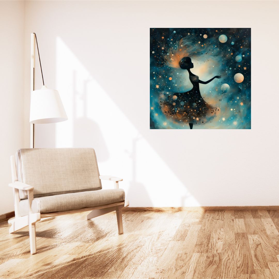 Celestial Dancer Poster - Unique Wall Decoration