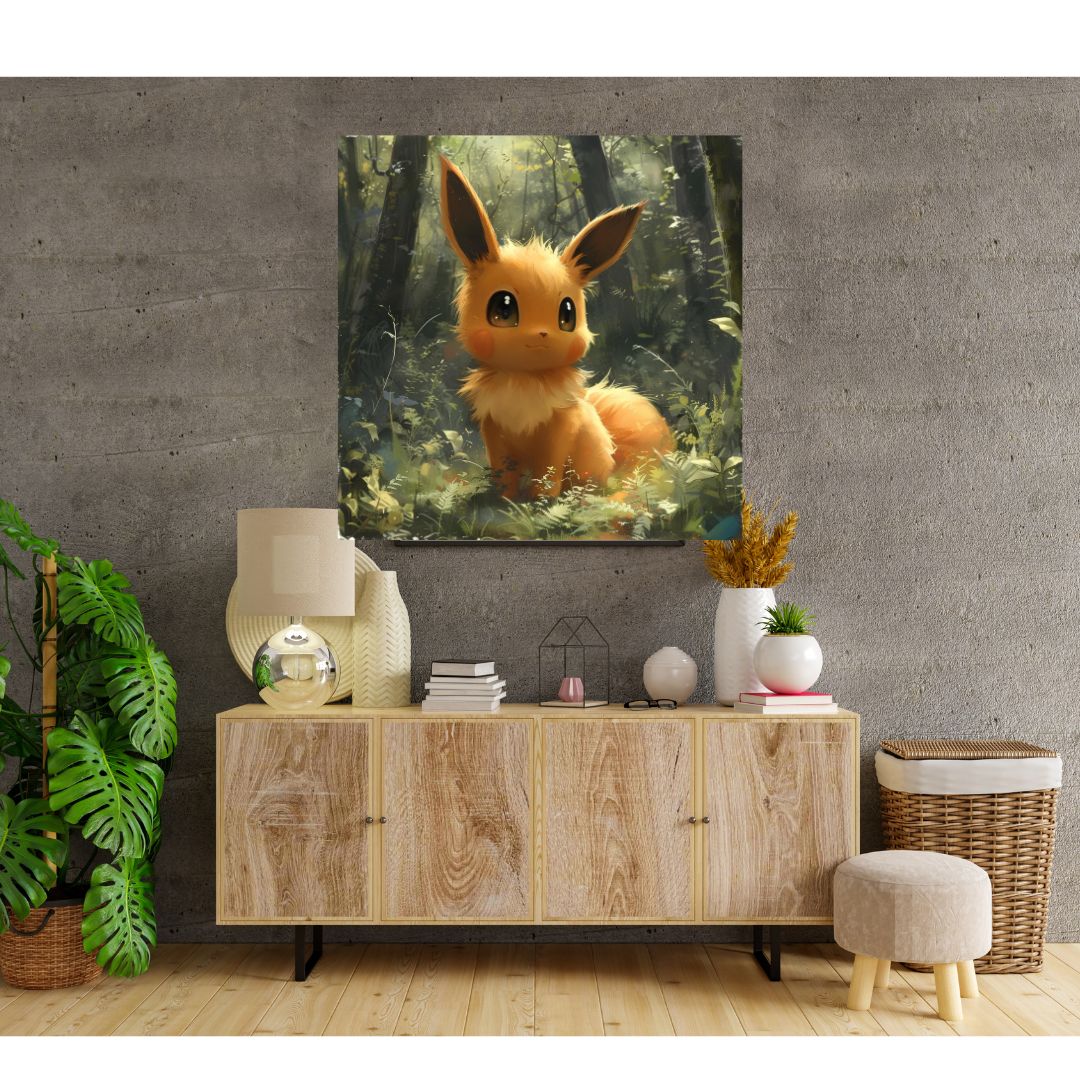 Pikachu Painting Effect Poster - Pokemon Wall Decoration