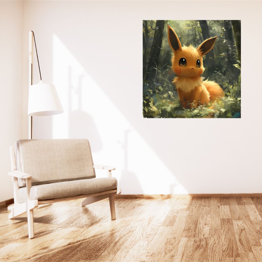 Pikachu Painting Effect Poster - Pokemon Wall Decoration